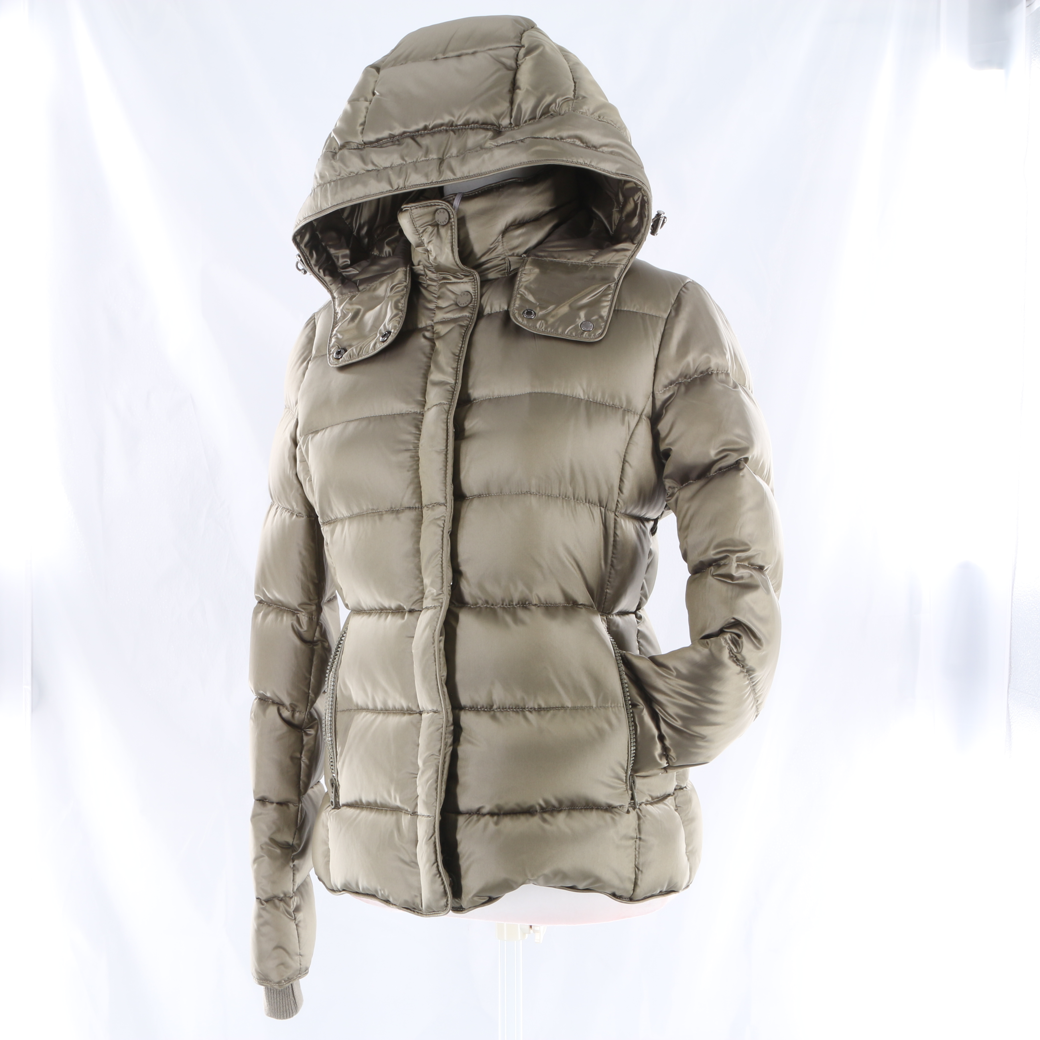 JAN MAYEN Quilted Women's Down Jacket - Deep Lichen Green -  SP/GHIACCIO-O-TH - M Couture