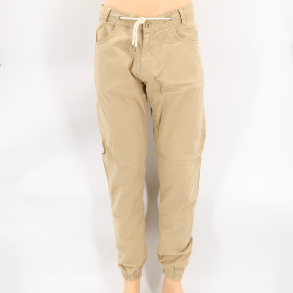 MAKIA Logo Men’s Casual Khaki Tapered Nautical Trousers Pants Bottoms NWT
