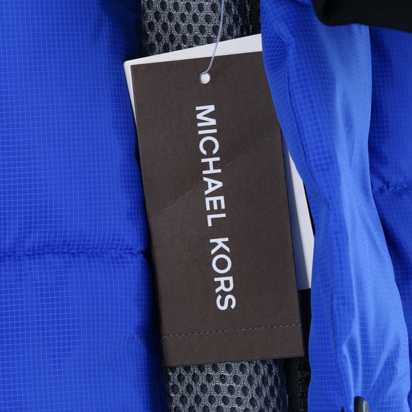 MICHAEL KORS $375 Oakfield Blue Water Resistant Quilted Mens Puffer Jacket - NWT