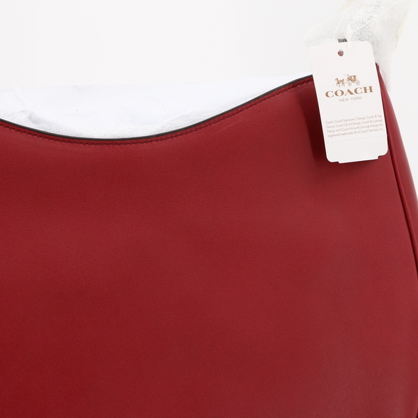 COACH 54446 NWT $279 Dark Cherry Glove Tanned Leather Nomad Crossbody Bag