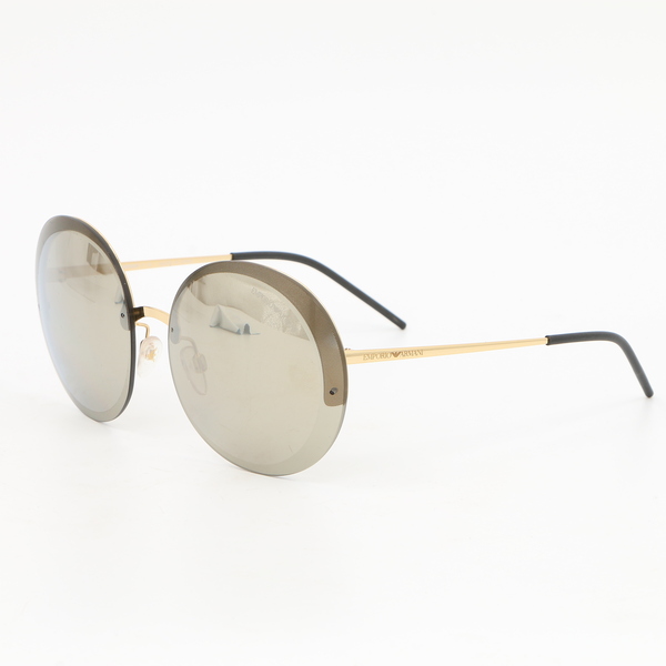 Emporio Armani EA 2044 $170 Women's Metallic Round Sunglasses - NIB