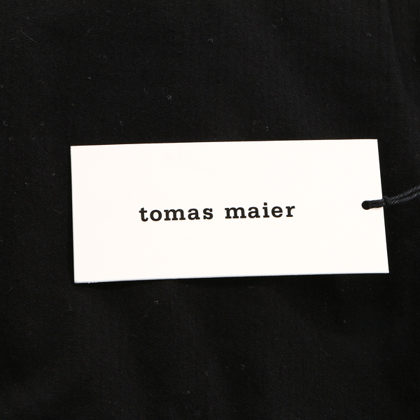 TOMAS MAIER NWT $725 Black Corduroy Velvet Causal Women’s Short Shift Mini Dress