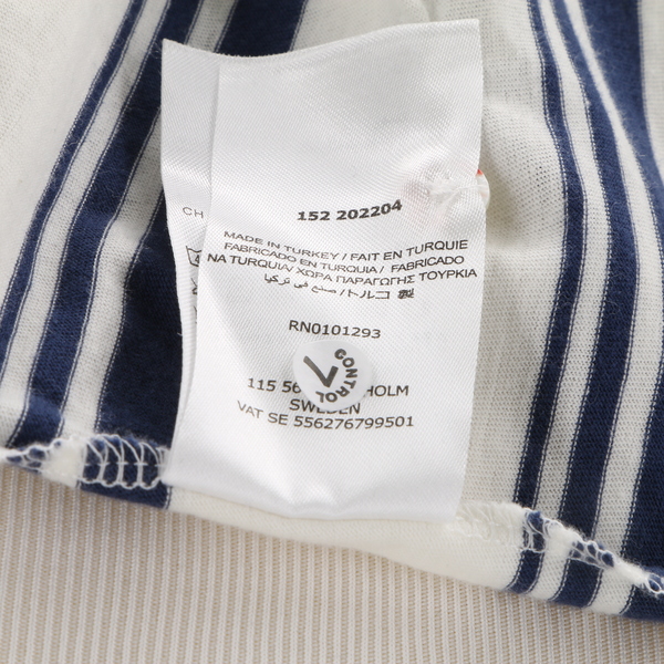 GANT RUGGER NWT $285 Awning Pocket White & Blue Stripe Men’s Polo T-Shirt Top