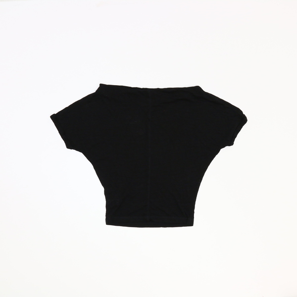 Free People  Women's Black Short Sleeve Crew Neck T-Shirt Top OB990142 NWT