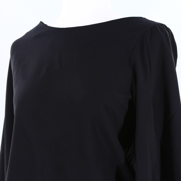 REVISE CONCEPT NWT $95 Black Long Sleeves Round Neck Women’s Blouse Top