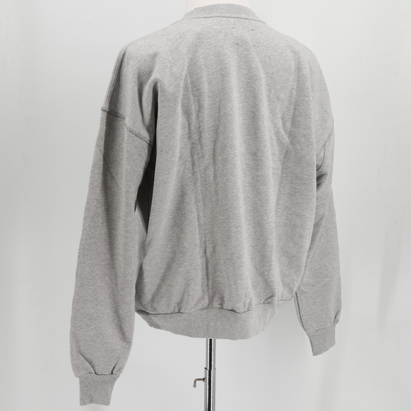 COLTESSE NWT $193 Heather Gray Crewneck Oversize Men’s Biggie Sweatshirt Top