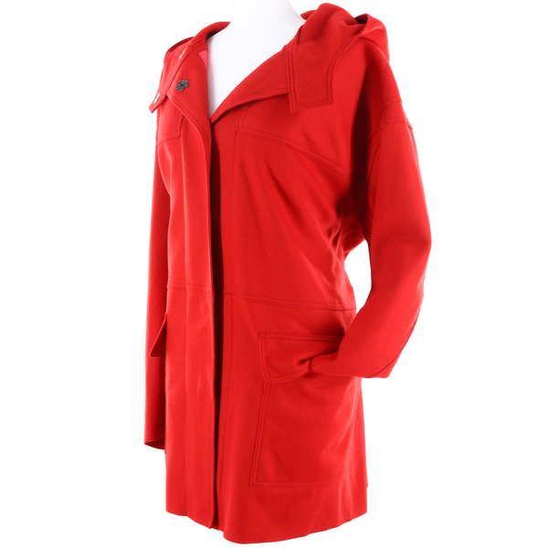Isabel Marant Etoilé MA0208 $745 Women's Red Wool Elton Coat - NWTT