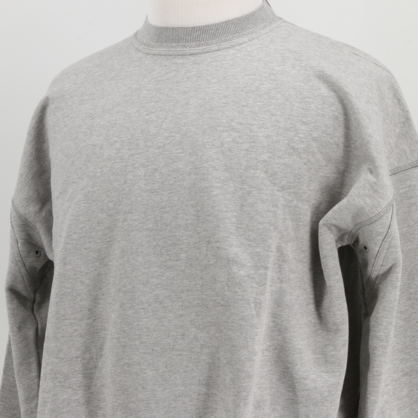 COLTESSE NWT $193 Heather Gray Crewneck Oversize Men’s Biggie Sweatshirt Top
