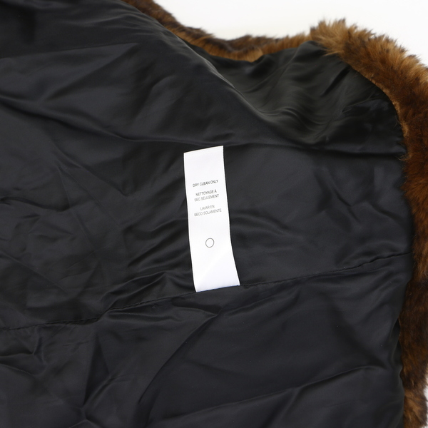 Frame LWOT0220 $795 Women's Brown Faux Mink Fur Robe - NWOT