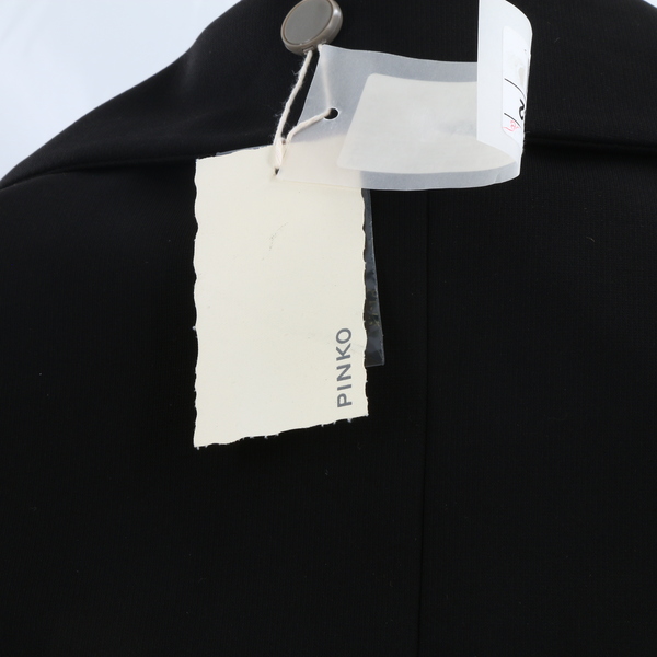 PINKO Peter Pan Collar Short Women’s Jacket - Black- Style 1005 D416