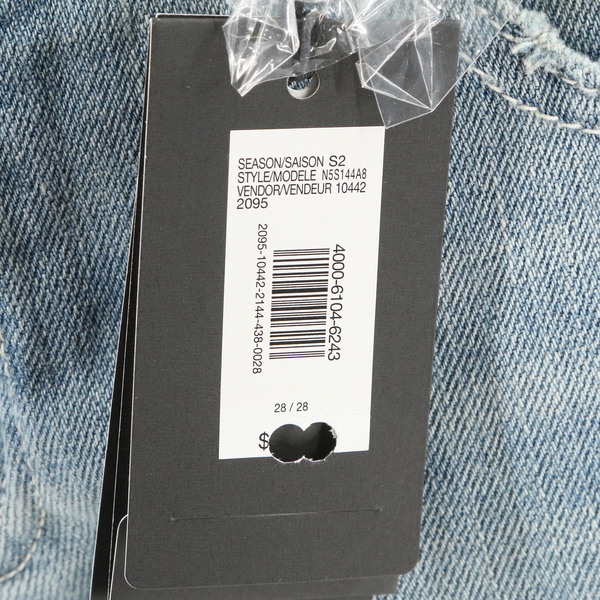 Armani Exchange N5S144A8 $120 Women's Distressed Cuffed Denim Shorts - NWT
