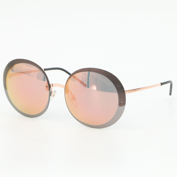 Emporio Armani EA 2044 $170 Women's Metallic Round Sunglasses - NIB