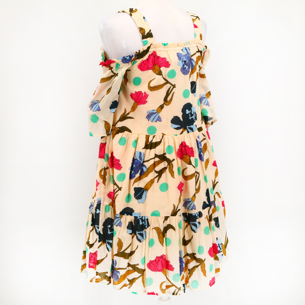 ESSENTIEL ANTWERP NWT $275 Floral Print Cut-Out Off Shoulder Women’s Short Dress