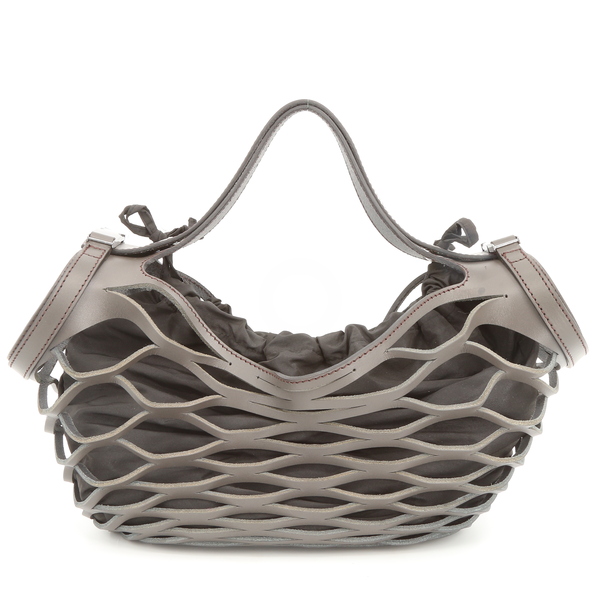 Benedetta Bruzziches $330 Women's Leather Mesh Caged Handbag - NWOT