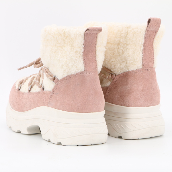 B.P. Summit Faux Fur Lace-Up Women's Winter Boots Size 8.5 