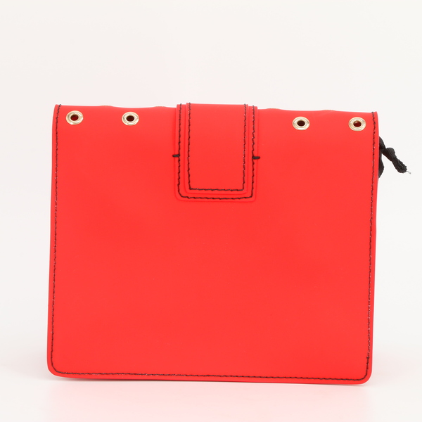 RED Valentino $480 Women's Red Eyelet PVC Crossbody Bag - NWT
