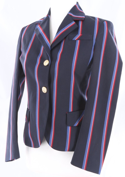 Rare ALTUZARRA NWT $1770 Striped Two-Button Women’s Blazer Jacket Coat