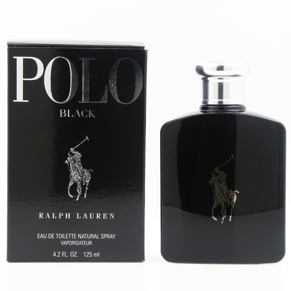Polo Black by Ralph Lauren Men's Eau de Toilette 4.2 Fl. Oz./ 125 mL - NIB