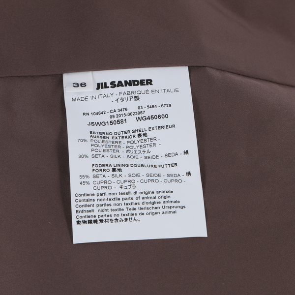 Jil Sander JSWG150581 $1400 Women's Brown Casual 3-Button Blazer - NWT