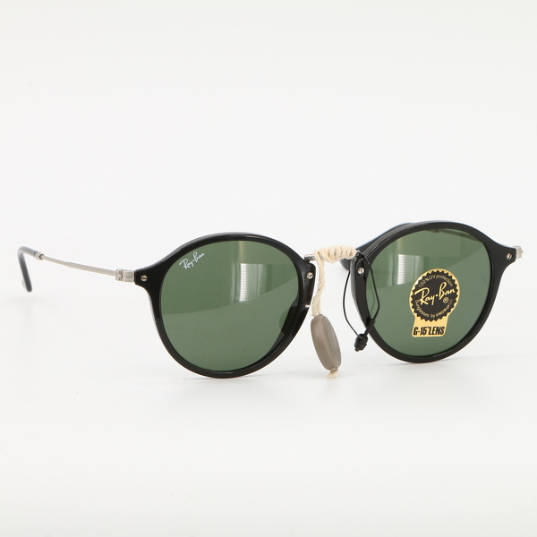 Ray-Ban Round Icon G15 Unisex Sunglasses w/Green Polarized Lens RB2447 NIB