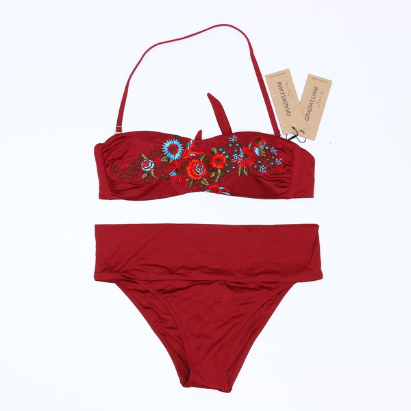 Grazia'lliani Soon SP1789010 $240 Women's Floral Embroidered Swim Set - NWT