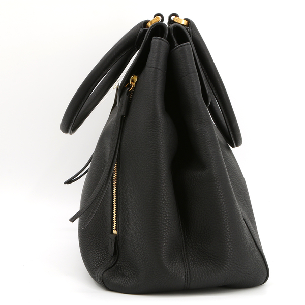Tory Burch 46335 Half-Moon Tote Large Women's Leather Handbag Purse NWT