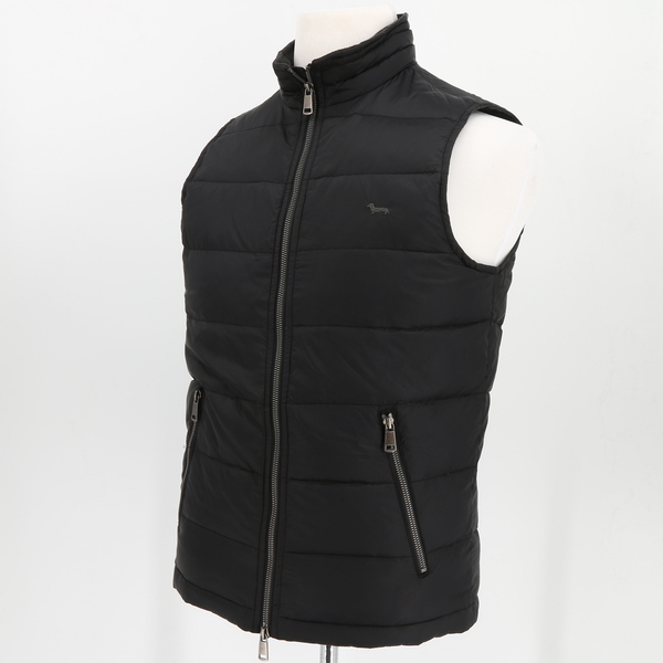 HARMONT & BLAINE NWT $638 Black Sleeveless Men’s Vest Down Jacket Coat Outerwear
