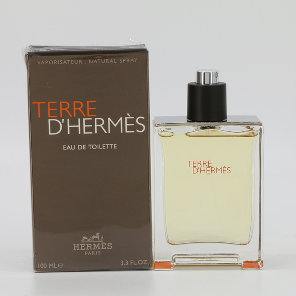 Terre D'Hermes Eau De Toilette Men's Cologne 3.3 Fl. Oz./ 100 ml New