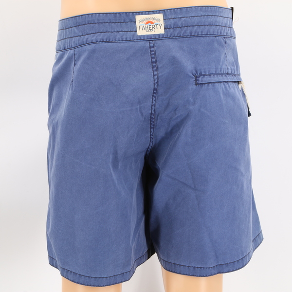 FAHERTY NWT $135 Classic Boardshort Navy Blue Casual Men’s Shorts Pants Bottoms