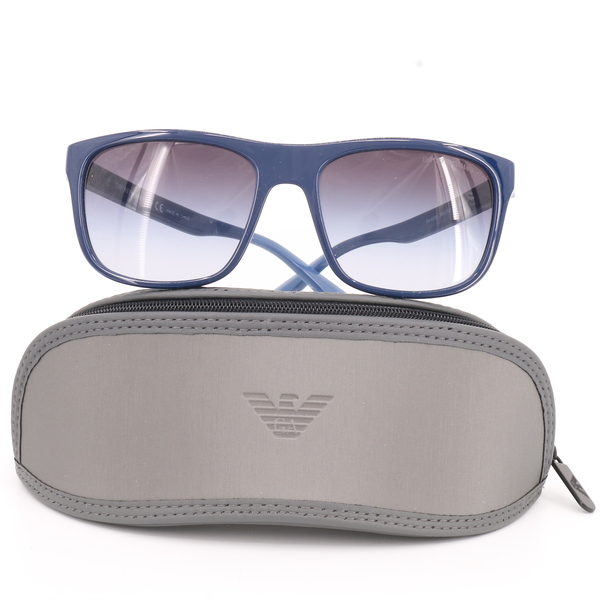 Emporio Armani EA 4085 5556/8G $140 Men's Blue Two-Tone Sunglasses - NIB