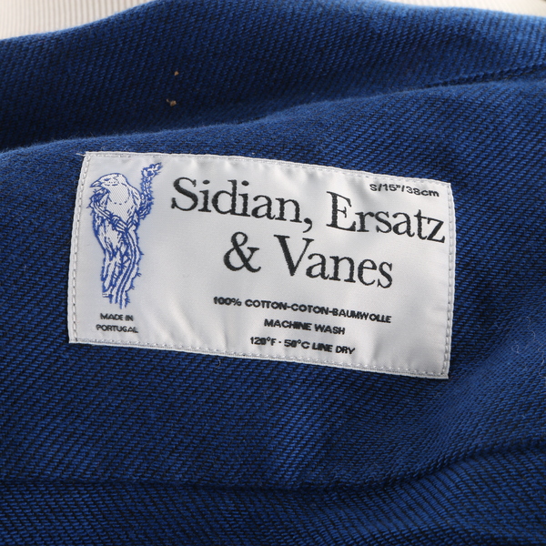 SIDIAN, ERSATZ & VANES NWT $285 Multicolor Colorblock Zip Men’s Shirt Jacket