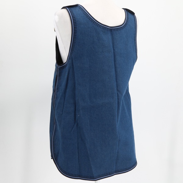STELLA MCCARTNEY NWT $743 Jeans Denim Embroidery Sleeveless Women’s Tank Top