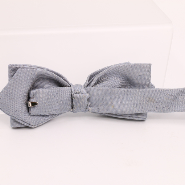 Tonello Men's  Light Blue Silk & Cotton Blend Bow Tie 01T0300 NWT