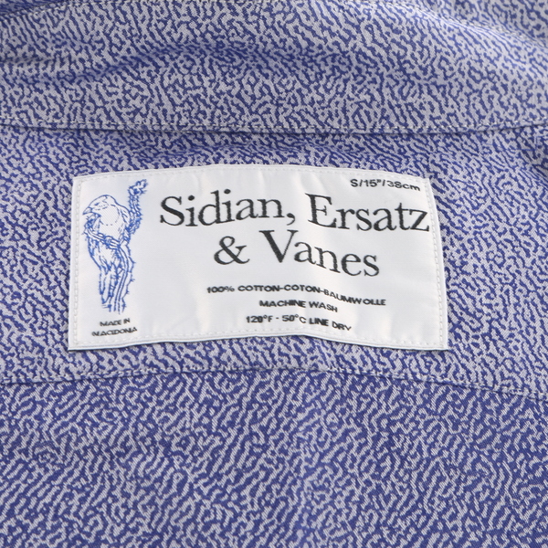 SIDIAN, ERSATZ & VANES NWOT Casual Short Sleeve Button-Up Men’s Shirt Top