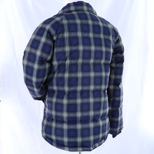 SLATE & STONE NWT $598 Daniel Plaid Zip Front Men's Down Puffer Jacket