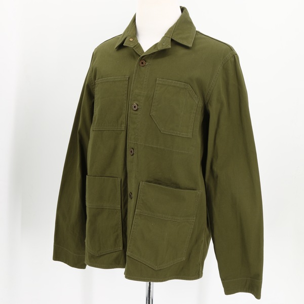 FREEMANS SPORTING CLUB NWOT $579 Army Green Men’s Chore Coat Jacket Outerwear
