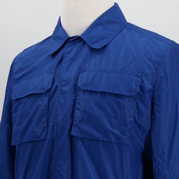 ADD XLAM004 $275 Men's Lightweight Funky Blue Windbreaker Jacket - NWT