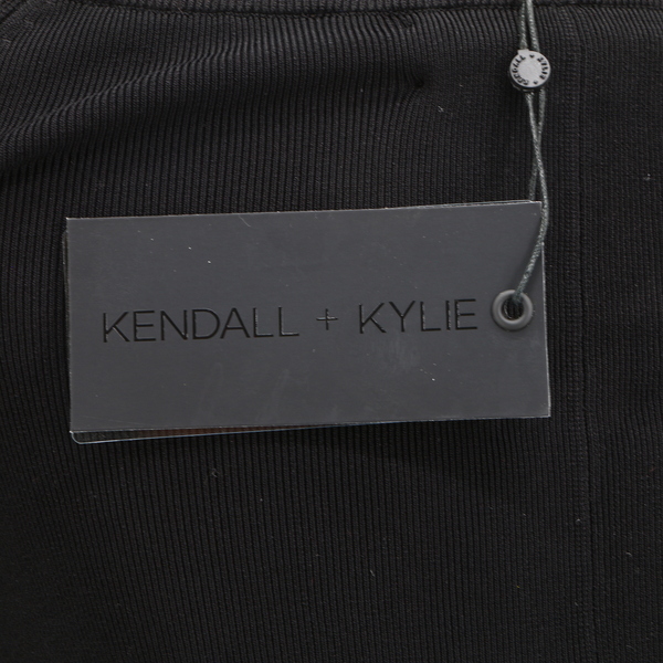 Fancy KENDALL + KYLIE NWT $455 Black Off The Shoulder Women’s Bodycon Midi Dress