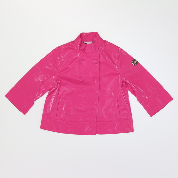 Colmar 19876PC $245 Women's Bright Pink Smooth Snap-Button Jacket - NWT