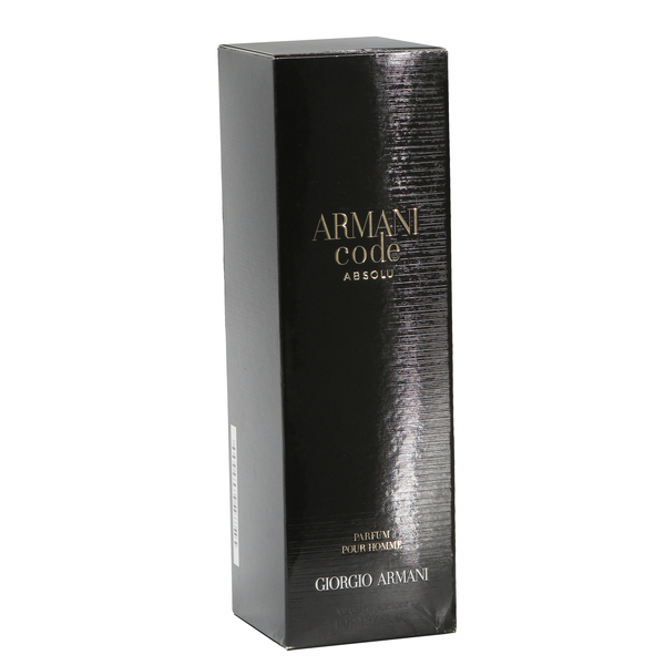 Giorgio Armani Men's Armani Code Absolu Parfum Pour Homme 110mL/3.7 Fl Oz - New