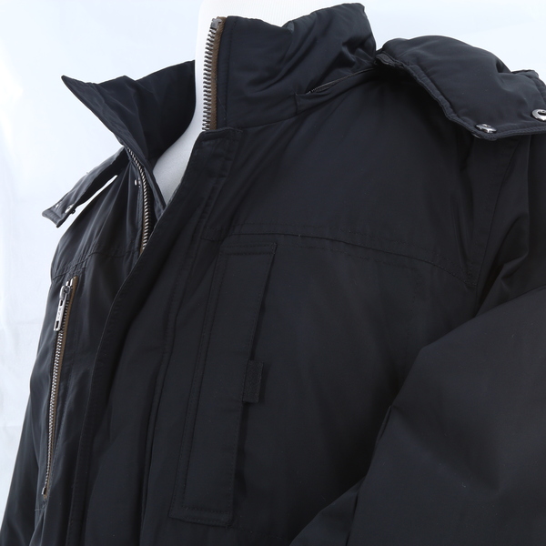 ANDREW MARC Jennings Black Hooded Mens Parka Coat Winter Jacket - MM9AC543 - NWT
